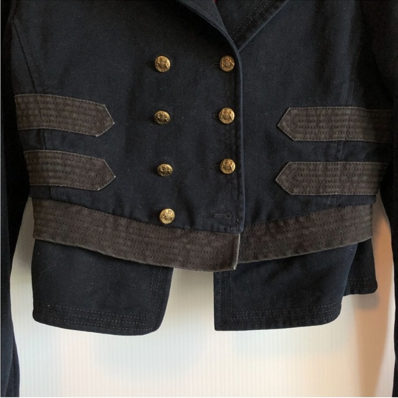 Polo Jean Ralph Lauren Large Navy Double-Breasted Women's Jacket **see note - Picture 6 of 9